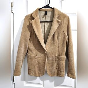 Padded sweater blazer